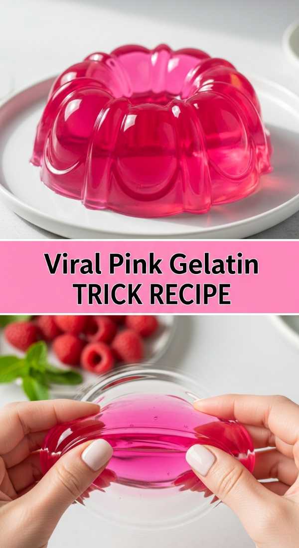 Viral Pink Gelatin Trick Recipe for Jiggle Perfection