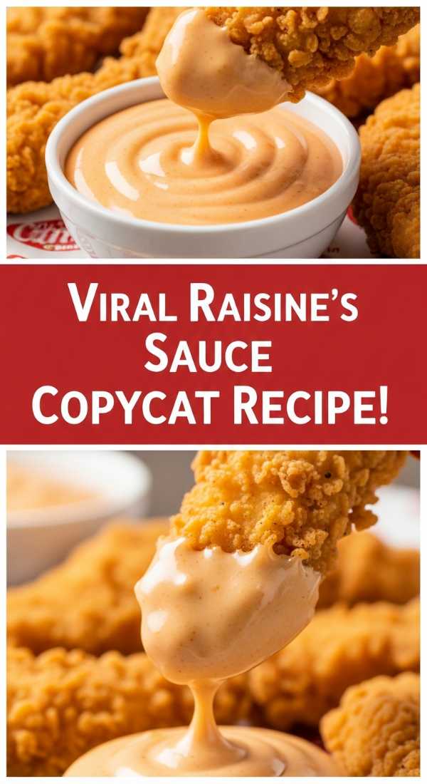 Viral Raising Cane's Sauce Copycat Recipe!