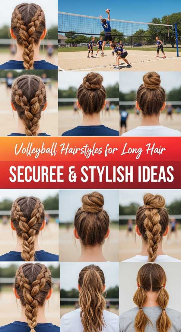 Volleyball Hairstyles for Long Hair: Secure & Stylish Ideas