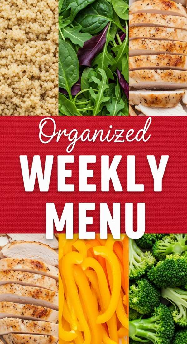 Weekly Meal Plan Ideas for a Stress-Free Sunday