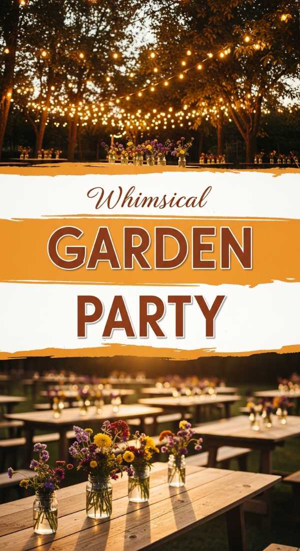 Whimsical Garden Party Decor