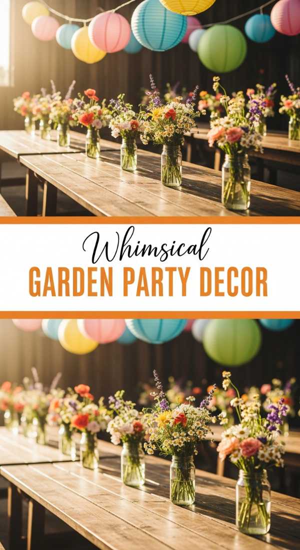 Whimsical Garden Party Decor Concepts