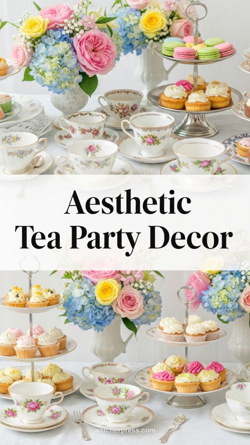 Whimsical Wonderland Aesthetic Tea Party