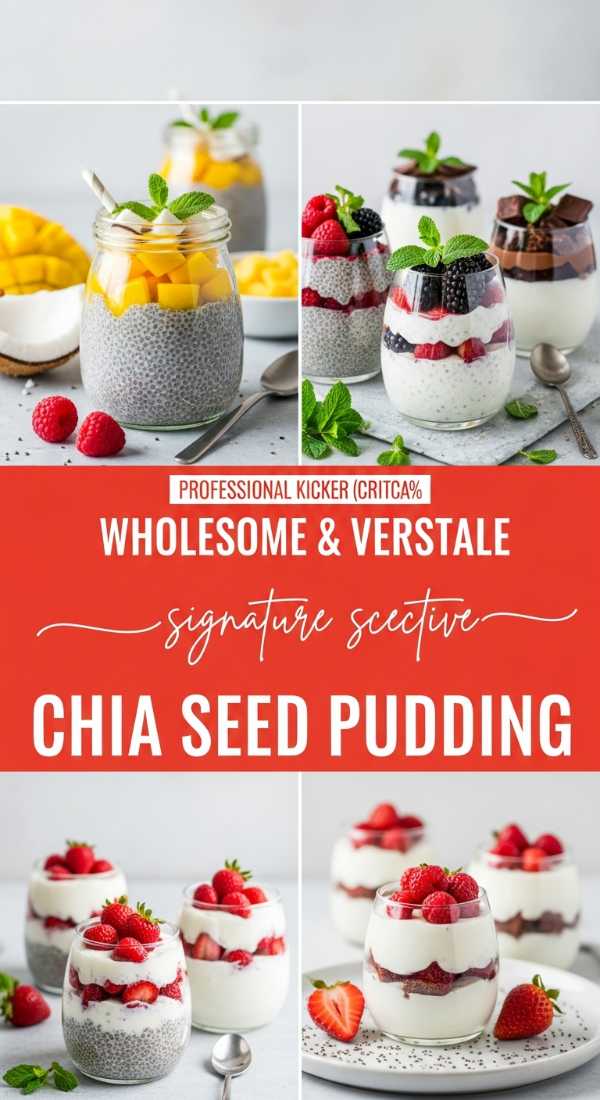 Wholesome & Versatile CHIA SEED PUDDING