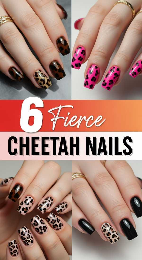 Wild Style: 6 Fierce Cheetah Print Nail Designs!