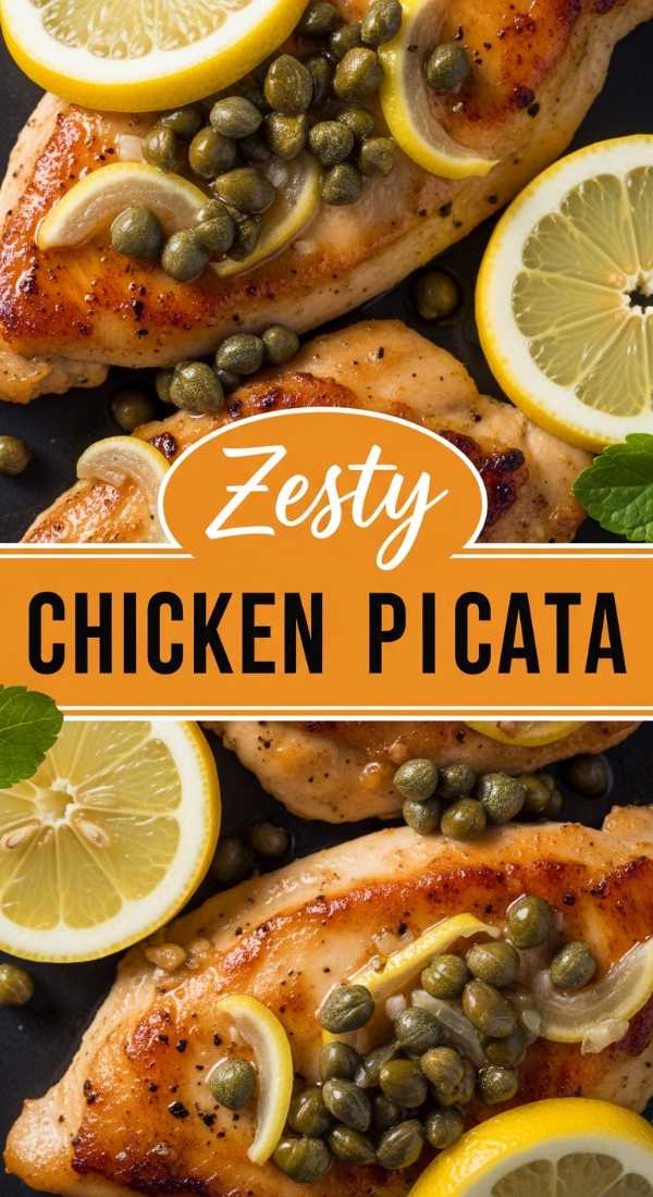 Zesty Chicken Piccata Recipe for a Quick Weeknight Dinner