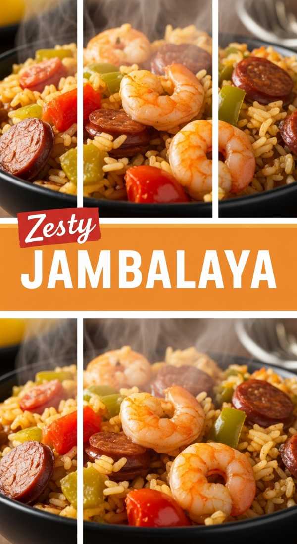Zesty Jambalaya Bowls: Easy Weeknight Dinner Ideas