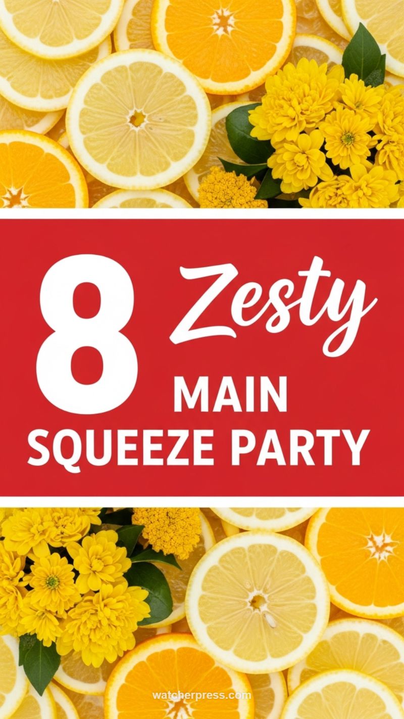 Zesty 'Main Squeeze' Citrus Party