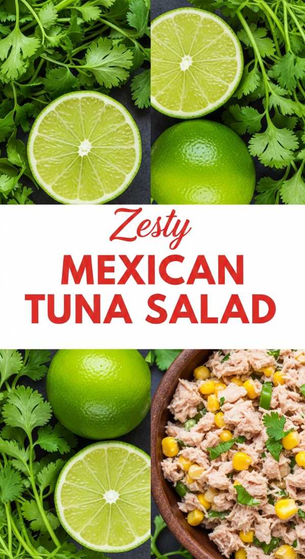 Zesty Mexican Tuna Salad for Meal Prep
