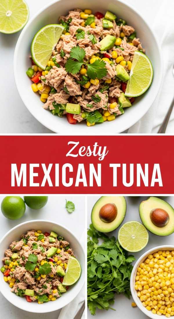 Zesty Mexican Tuna Salad Recipe for Meal Prep