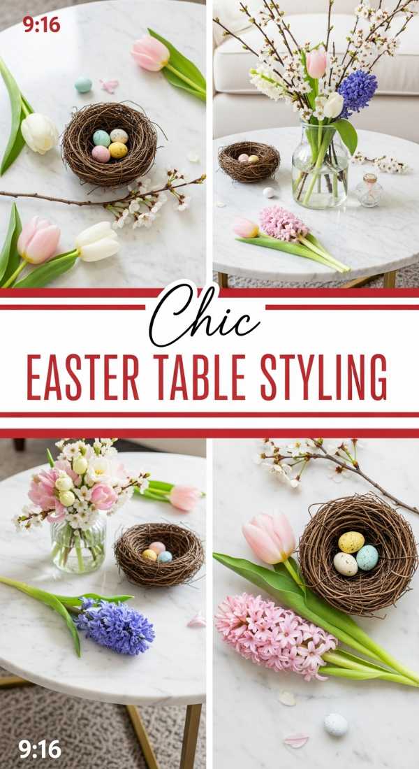 Easter Coffee Table Styling