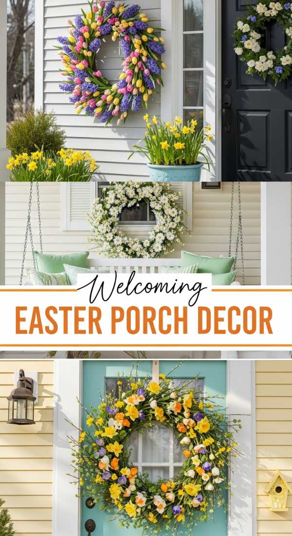 Easter Front Porch Decor