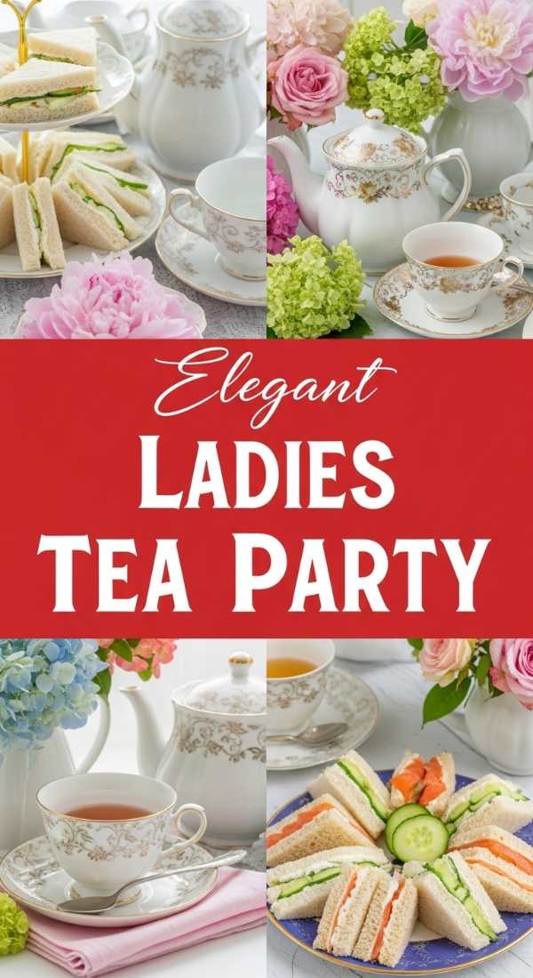 Elegant Ladies Tea Party Ideas for Church