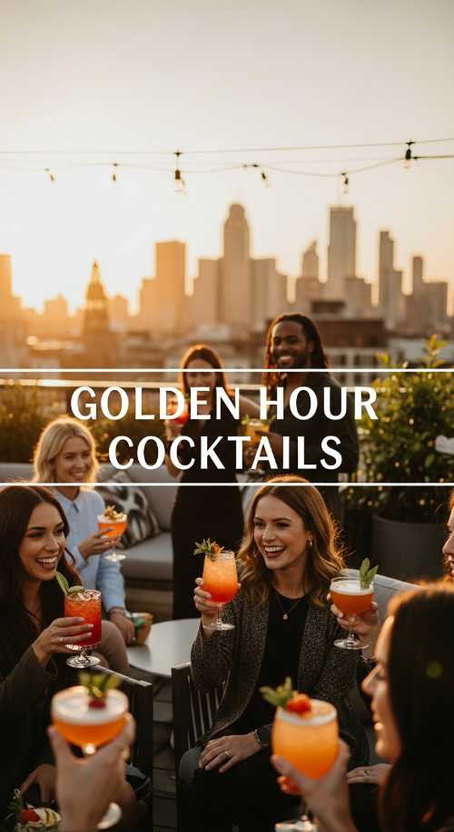 Golden Hour Rooftop Cocktail Party