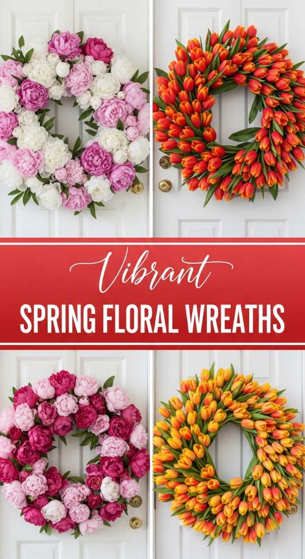 Spring Floral Wreath Designs