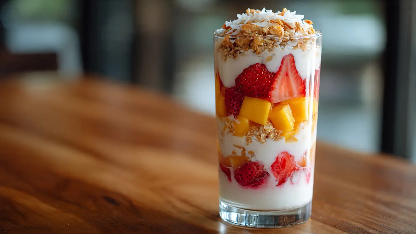 Healthy La Michoacana Style Yogurt with Fruit