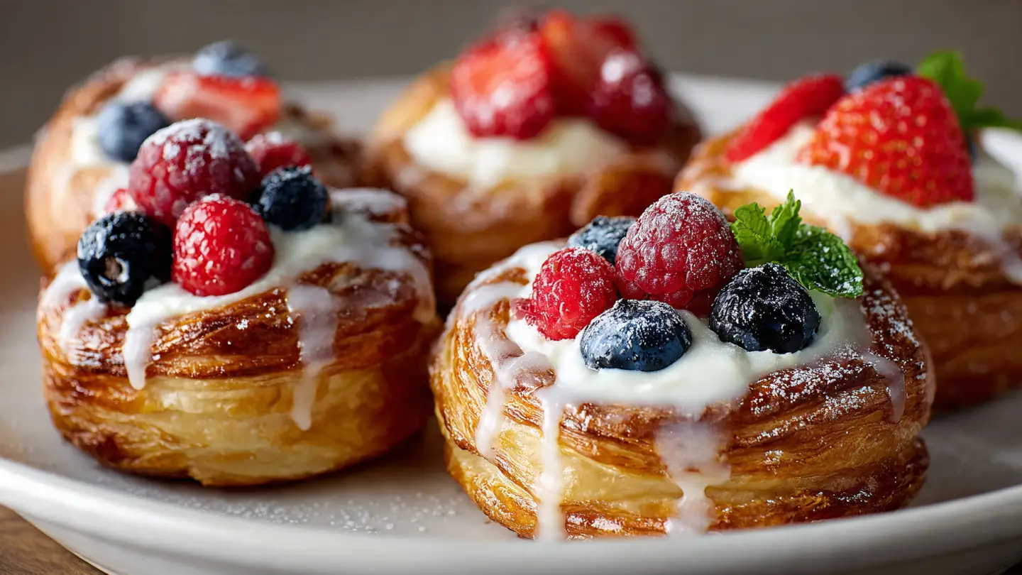 Flaky Fruit Danishes for a Perfect Brunch