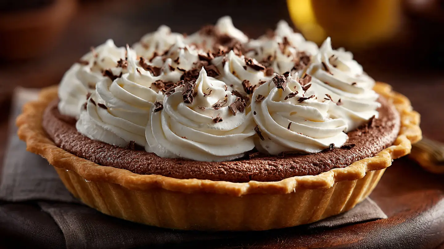 Classic French Silk Pie with a Buttery Crust