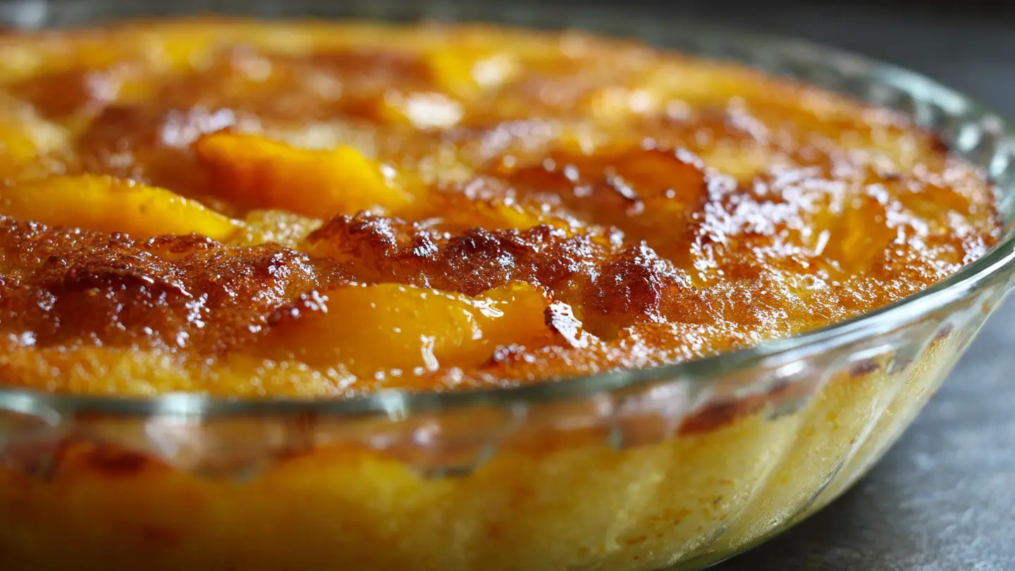 Quick Peach Dump Cake for Busy Evenings