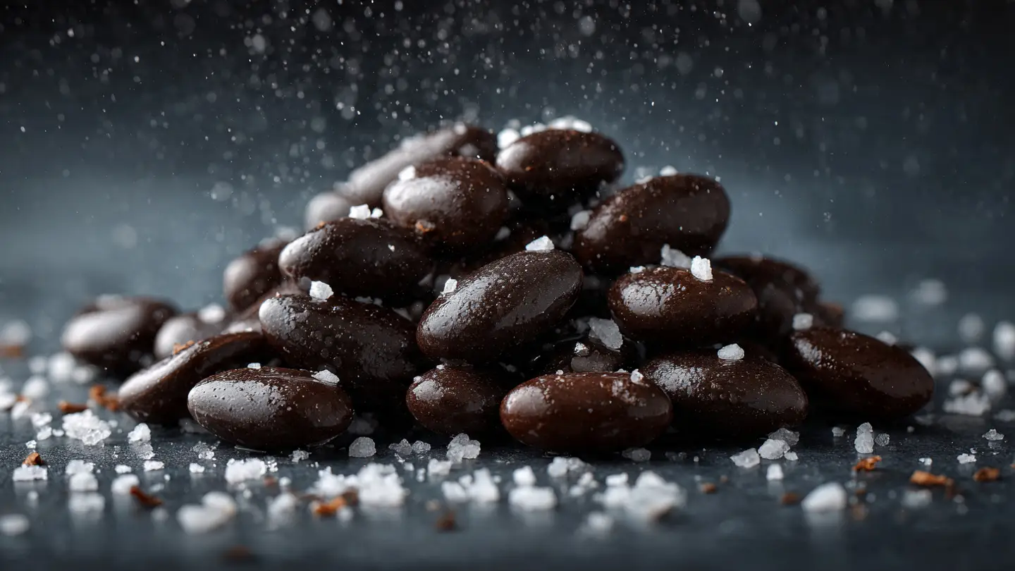 Healthy Dark Chocolate Sea Salt Almonds for Quick Snacking