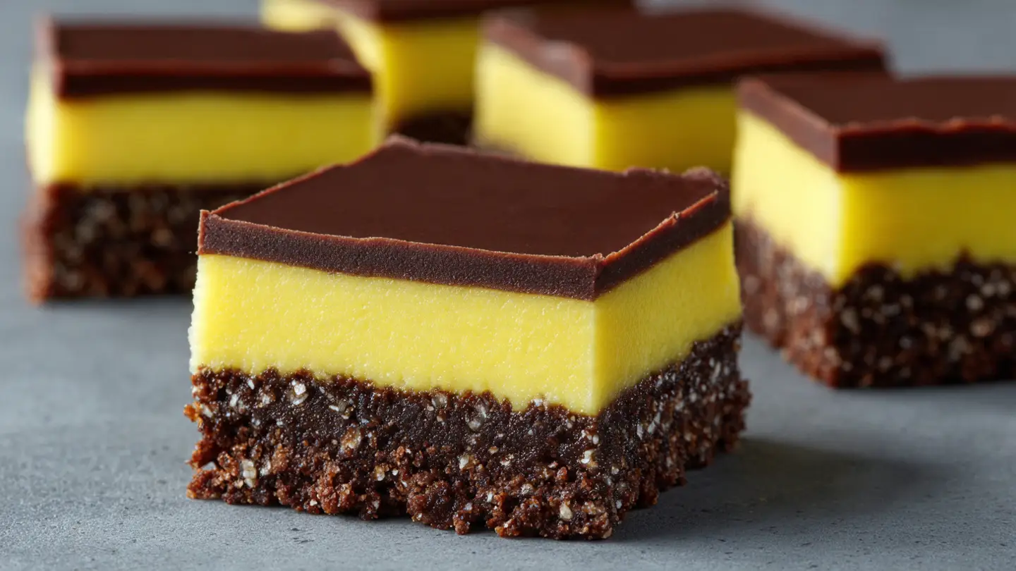 Traditional Nanaimo Bars from Canada