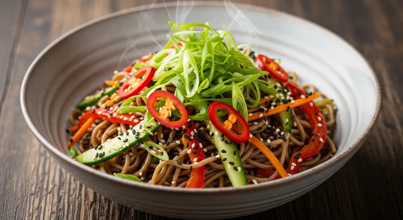 Spicy Soba Noodle Salad