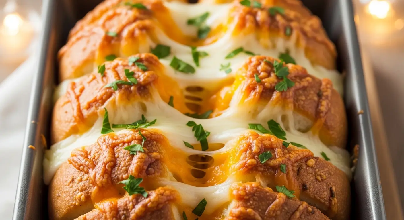 Cheesy Garlic Pull Apart Bread