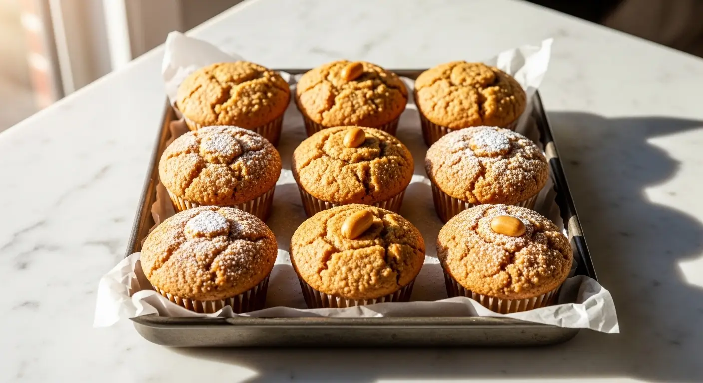 3 Ingredient Peanut Butter Muffins for a Quick Protein Hit