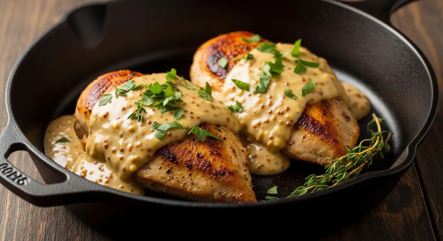 Chicken Creamy Dijon Sauce