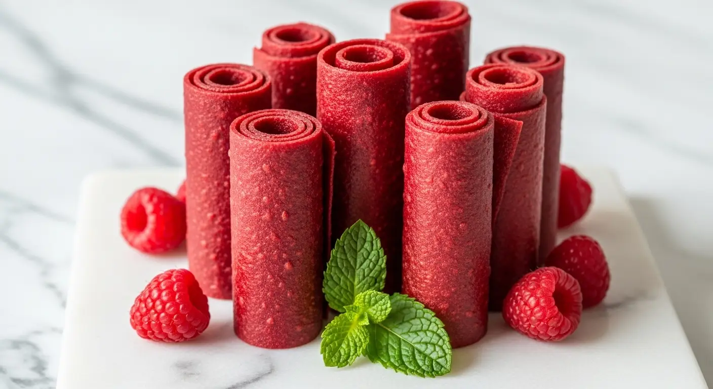 Best Ever Homemade Raspberry Fruit Leather