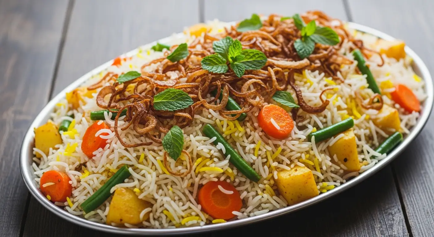 Restaurant Style Vegetable Biryani