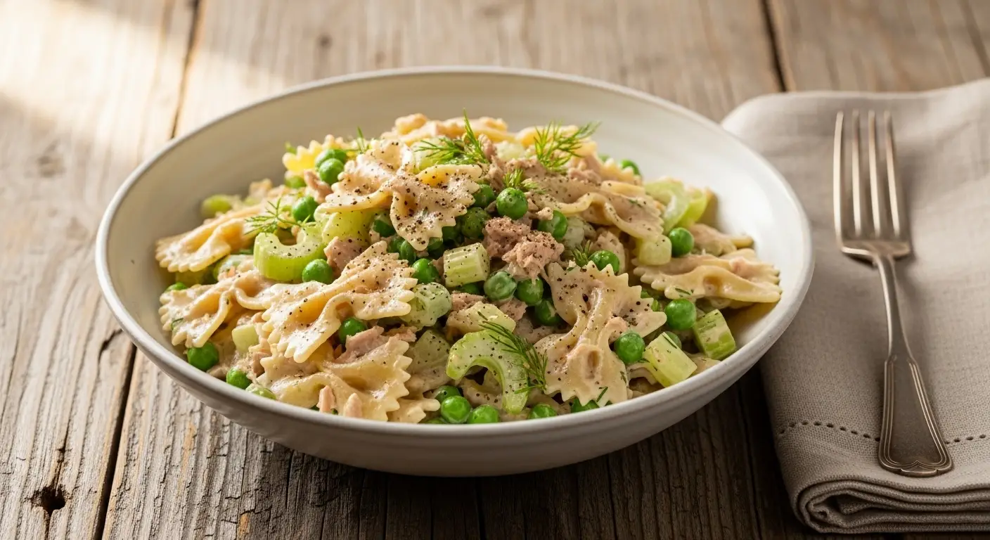 Creamy and Healthy Tuna Pasta Salad
