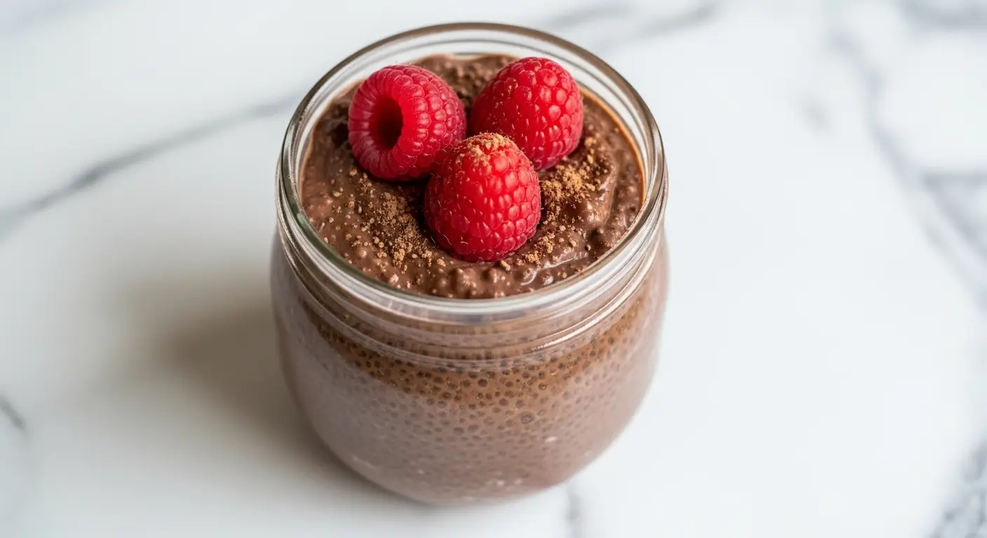 5 Ingredient Healthy Chocolate Chia Pudding for Dessert