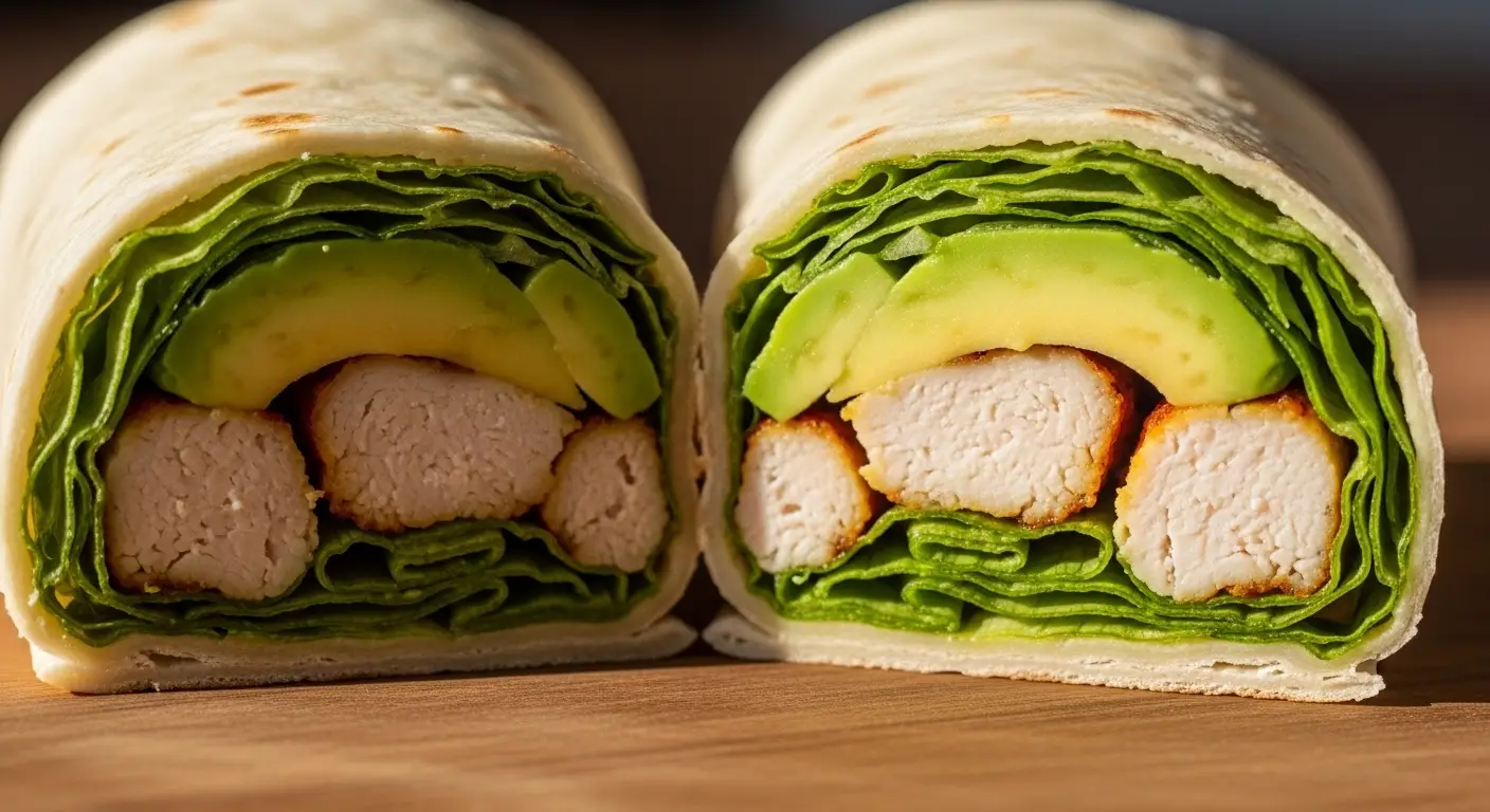 Easy Chicken Avocado Wrap