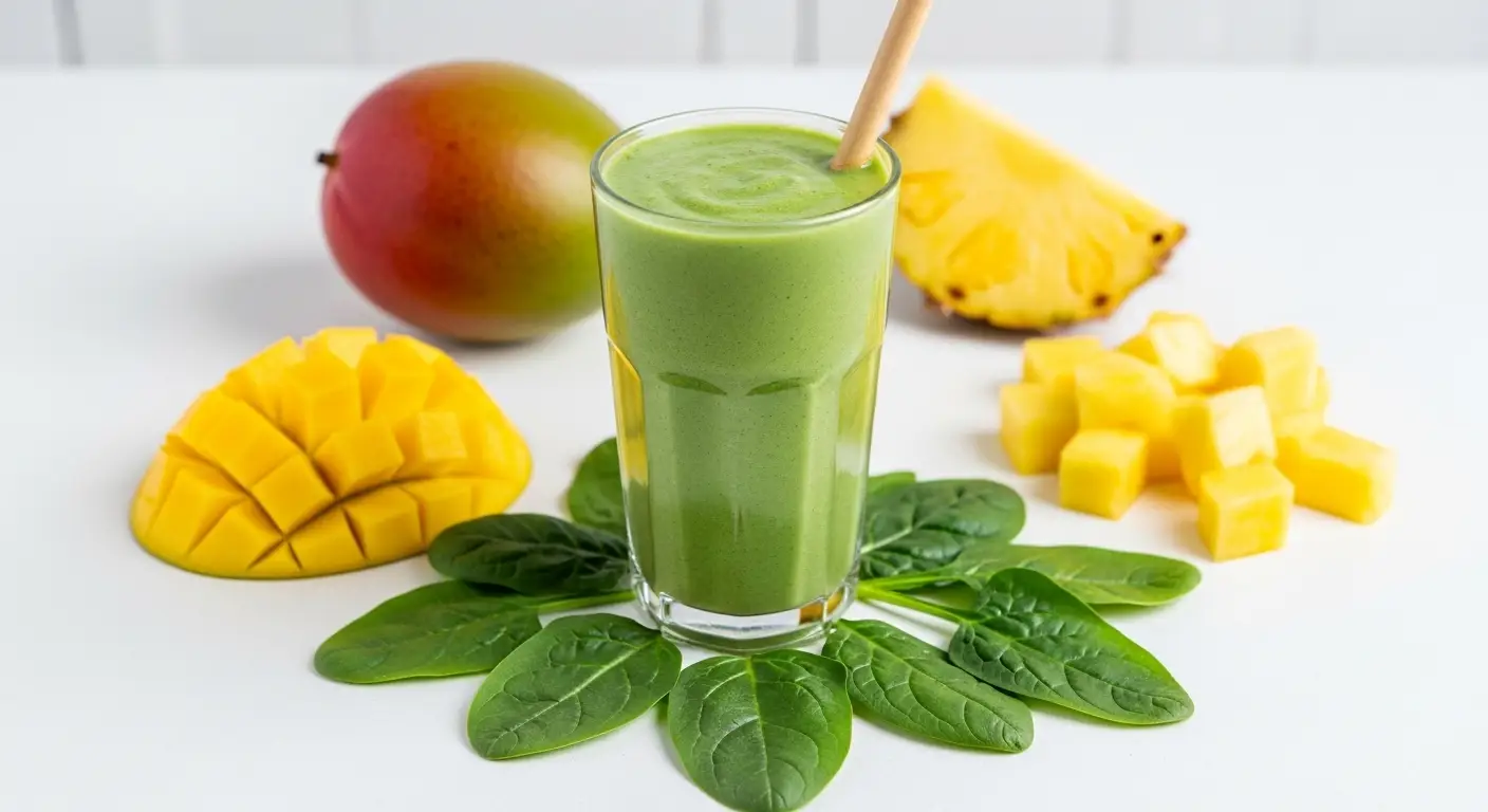 Tropical Green Detox Smoothie