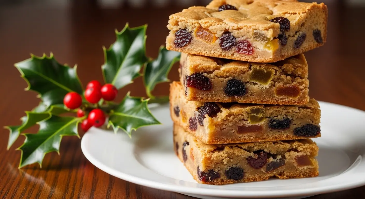 Fruit Mince Blondies