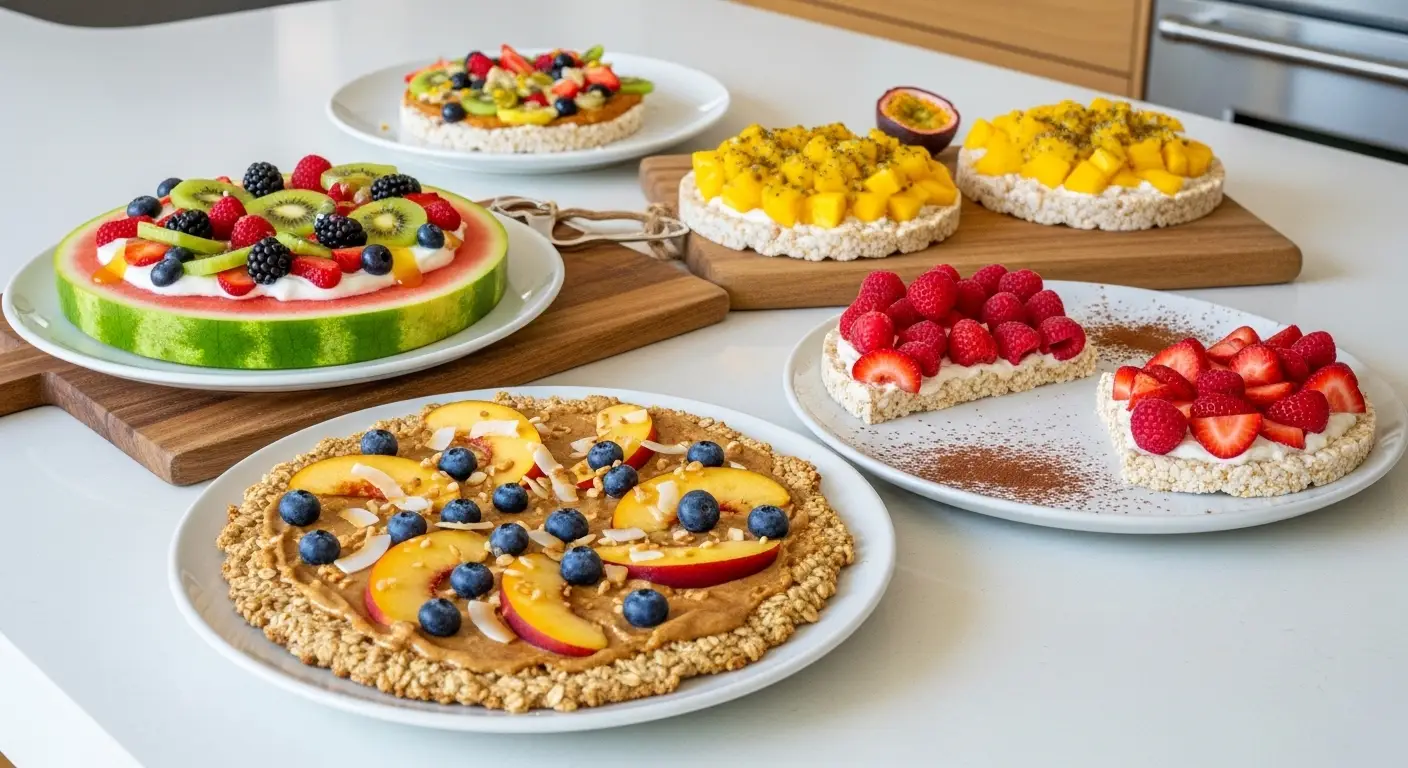 4 Delicious Ways to Make Healthy Dessert Pizza