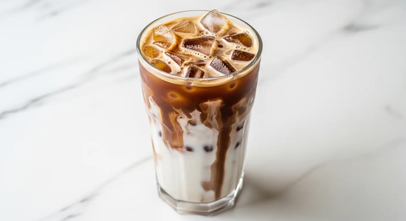 Iced Mocha Oat Milk Latte