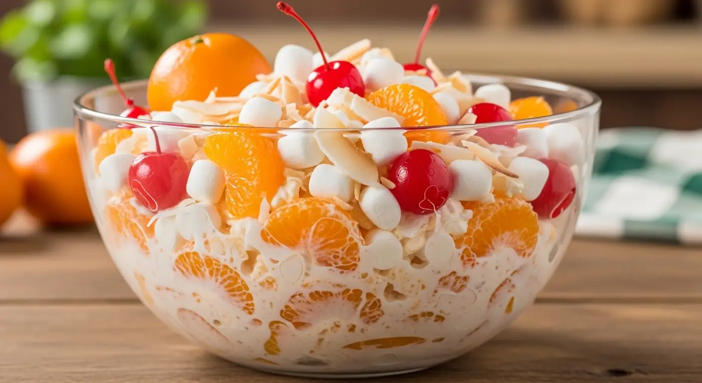 Classic Southern Ambrosia Salad
