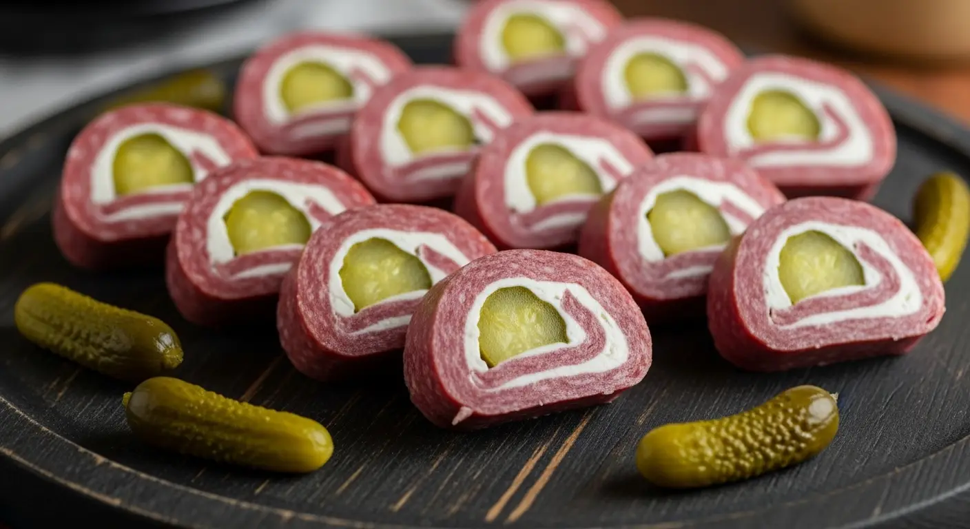 Salami Cream Cheese Roll Ups