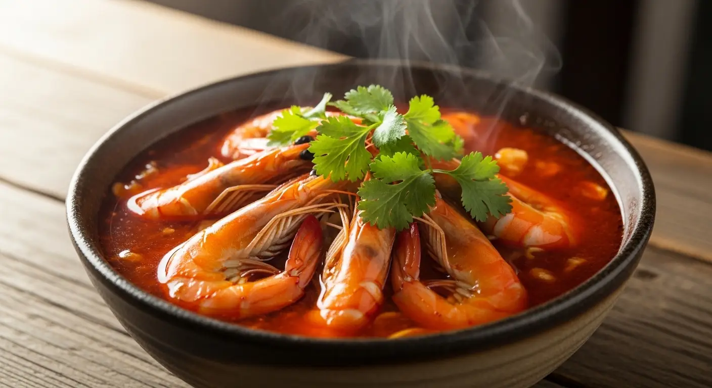 Quick and Spicy Shrimp Soup
