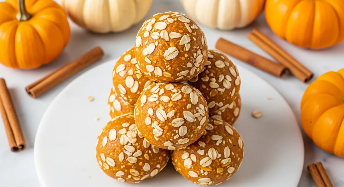 Healthy Pumpkin Protein Balls for All the Fall Vibes
