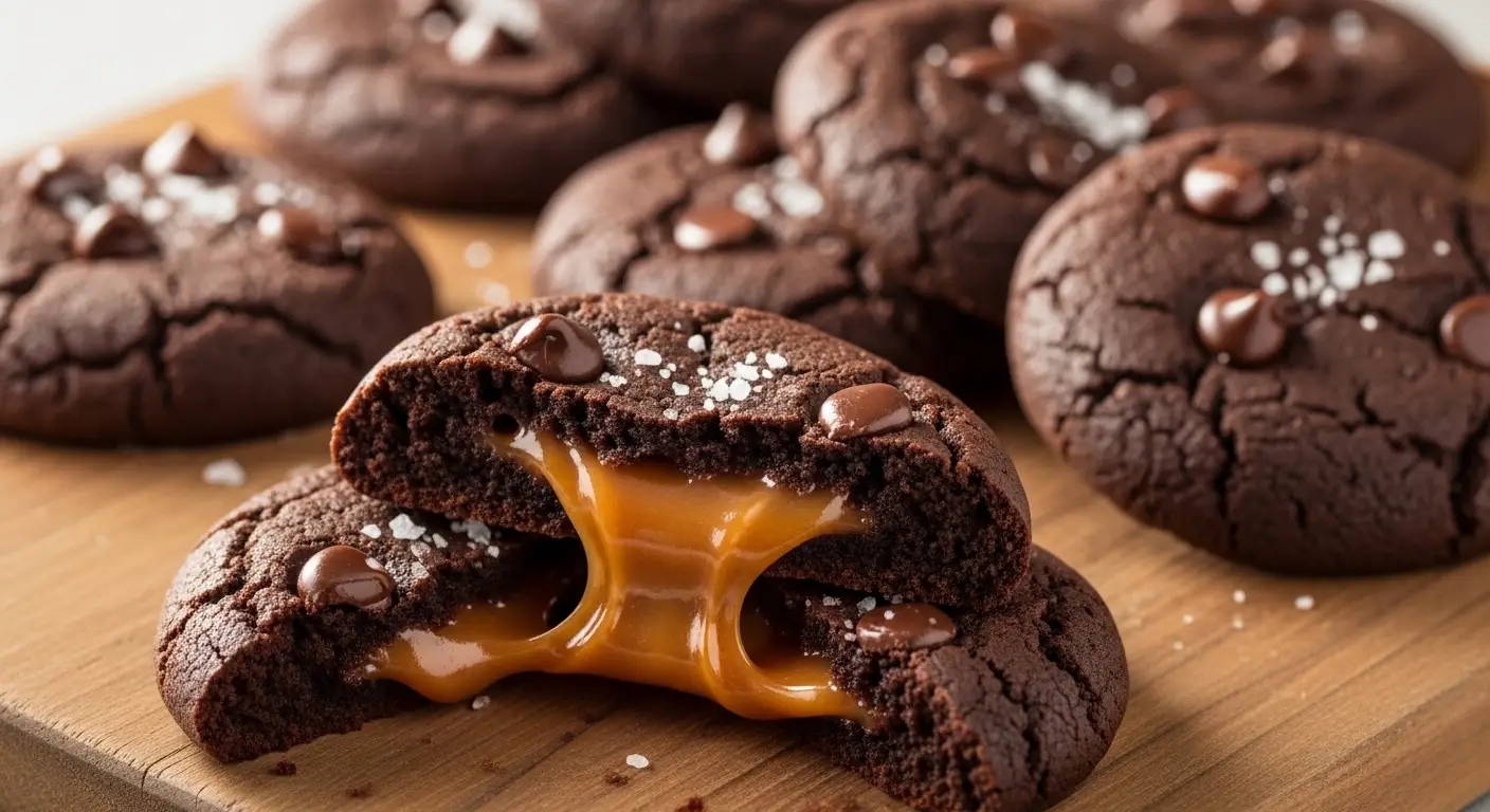Salted Caramel Chocolate Cookies for a Sweet Fix