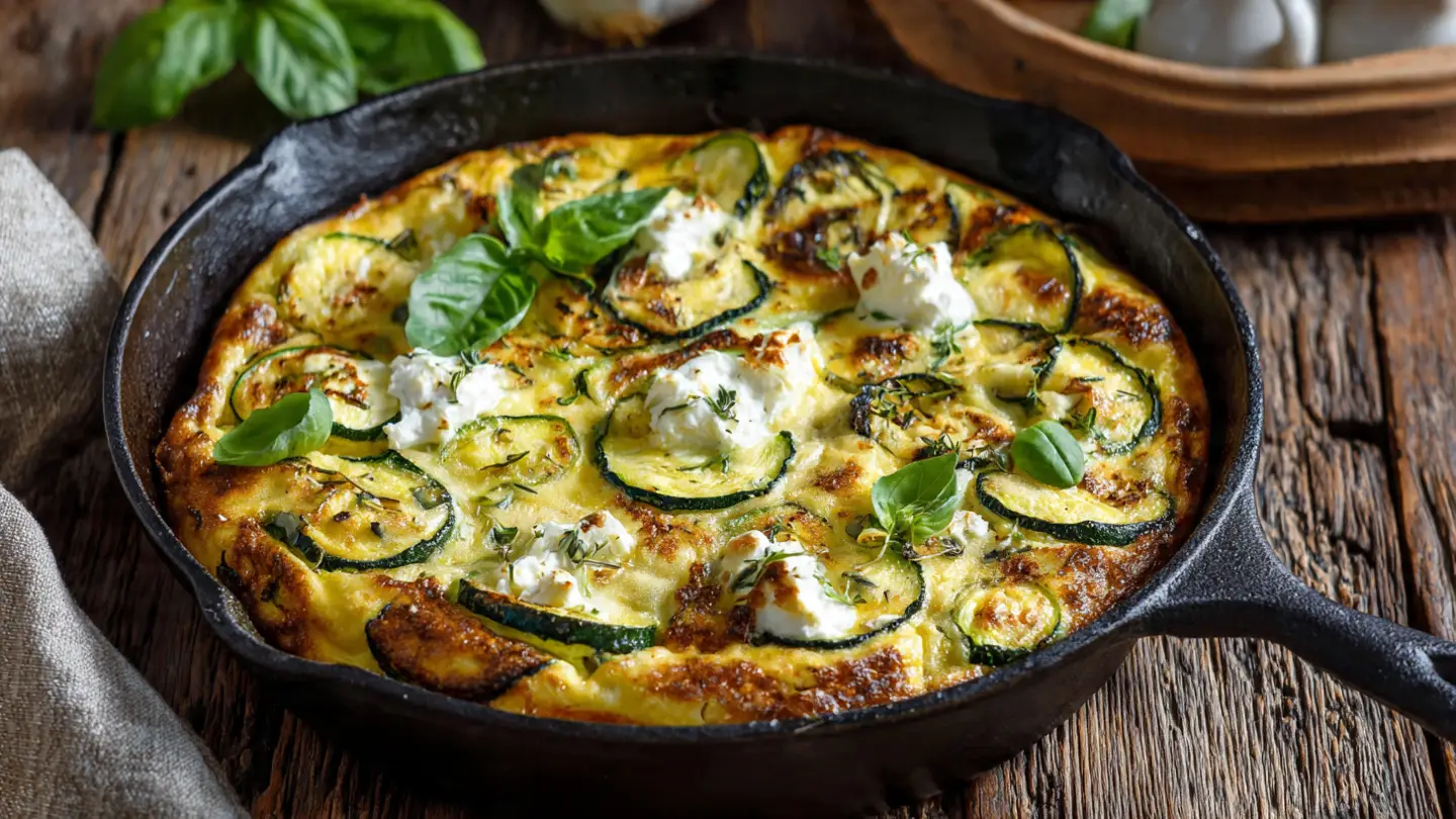 Italian Zucchini Ricotta Frittata