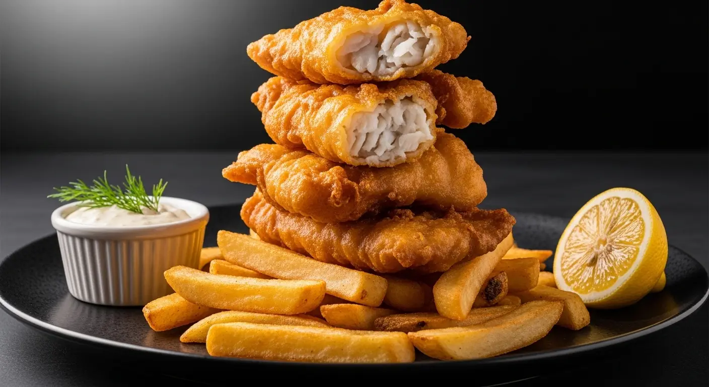 Best Ever Crispy Beer Battered Fish and Chips at Home