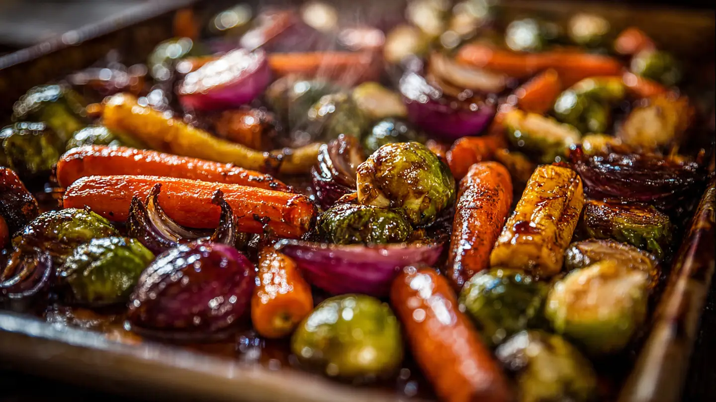 Balsamic Glazed Roasted Vegetables