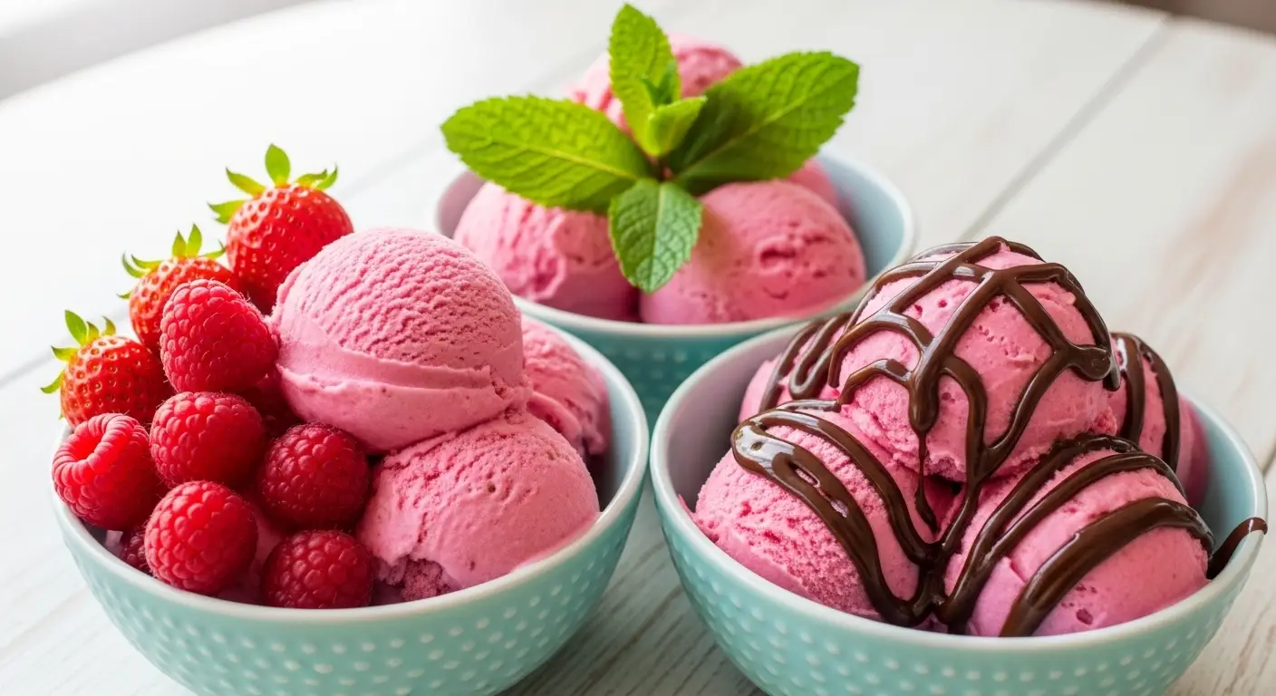 Creamy Vegan Strawberry Ice Cream Without a Machine