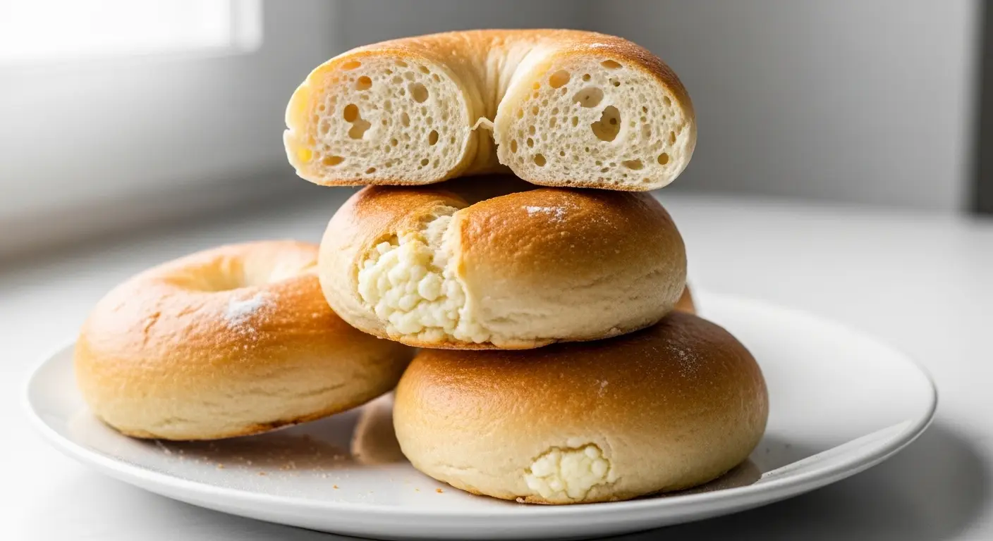 3-Ingredient Cottage Cheese Protein Bagels