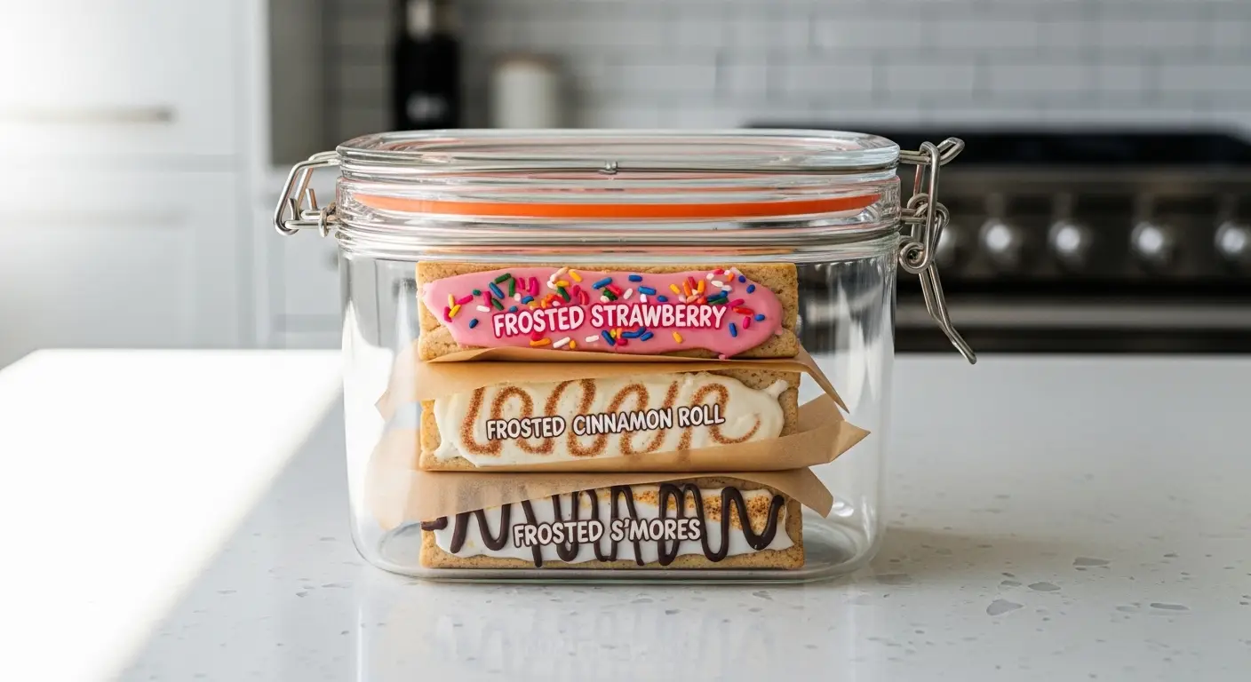 Homemade Healthy Pop Tarts with a Fresh Fruit Filling