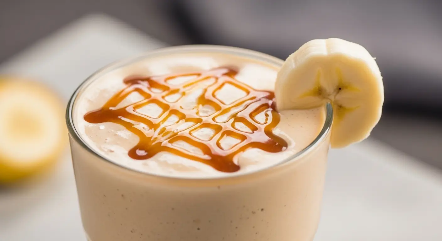 Caramel Banana Protein Shake